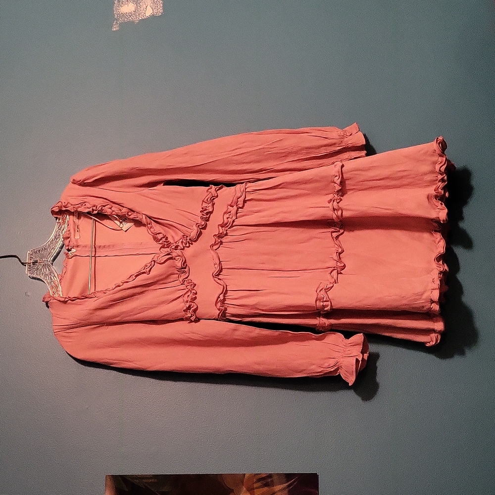 Francesca's Flirty Rose Dress